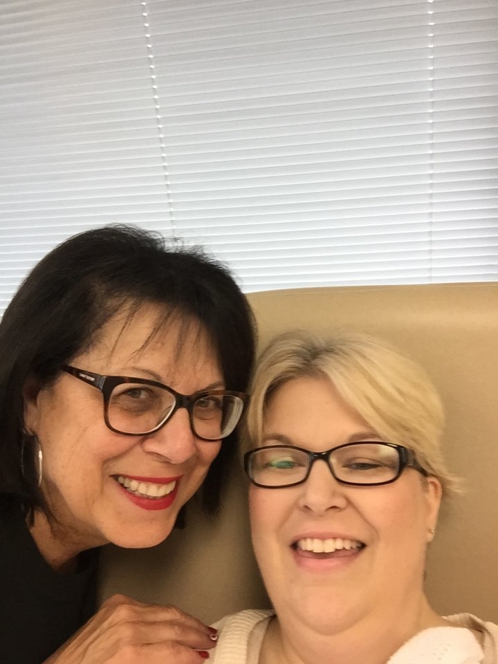 MaryAnn Cable (left) was one of Dawn Hensley’s (right) biggest supporters throughout breast cancer treatment. Cable is more like a sister than a friend, Hensley said and she will always be grateful for the support Cable provided during treatment.